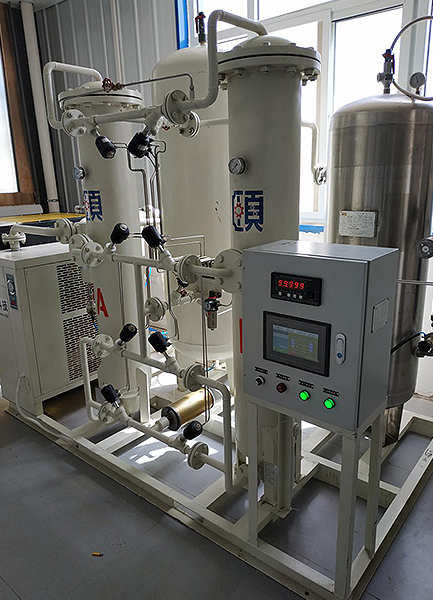 Ningxia Wuzhong Shiyu winery high purity nitrogen device started operation Ningxia Wuzhong Shiyu winery high purity nitrogen device started operation